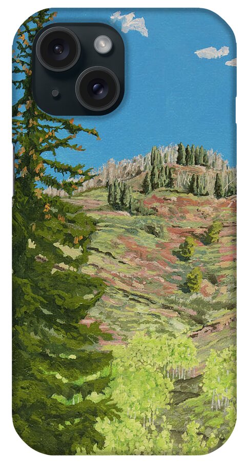 Spring iPhone Case featuring the painting Twice Seen by Greg Miller