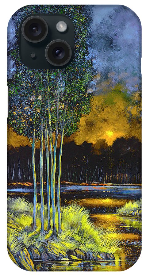 Ford Smith iPhone Case featuring the painting Twilight Surrender by Ford Smith