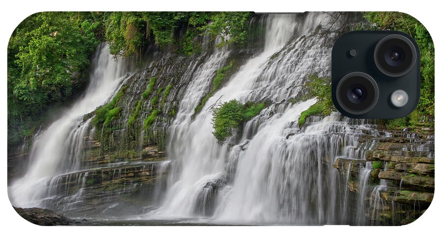 Twin Falls iPhone Case featuring the photograph Twin Falls 28 by Phil Perkins