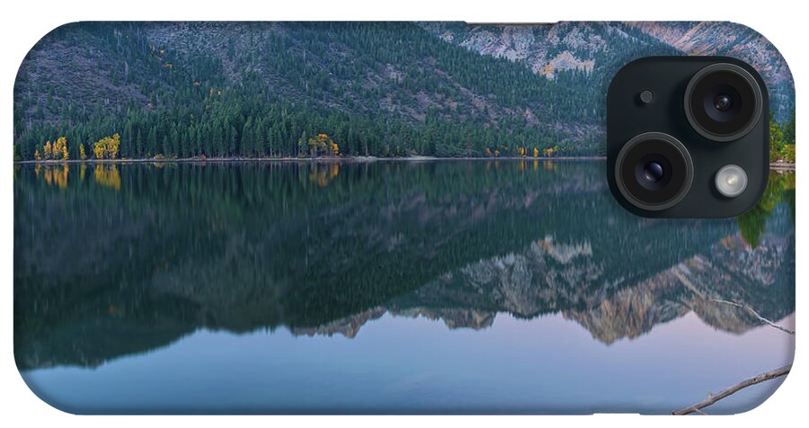 Eastern Sierra Nevada Mountains iPhone Case featuring the photograph Twin Lake Reflection by Jonathan Nguyen