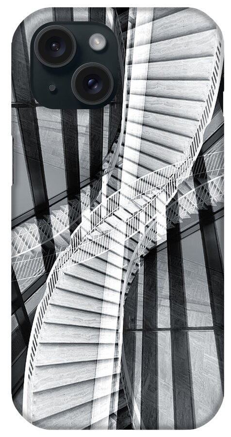 Stairs iPhone Case featuring the photograph Twisted Staircase by Jim Signorelli