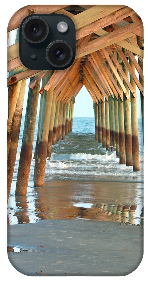 Boardwalk iPhone Case featuring the photograph Under the Boardwalk by Suzanne Gaff