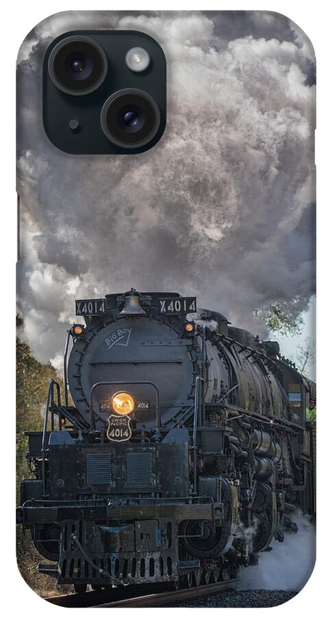 Railroad iPhone Case featuring the photograph Union Pacific Big Boy 4014 at Hope Arkansas by Jim Pearson
