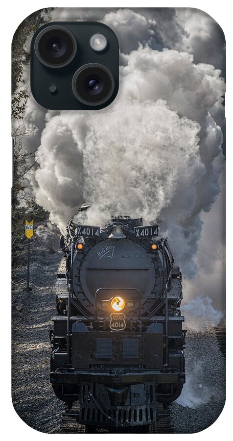 Railroad iPhone Case featuring the photograph Union Pacific Big Boy 4014 Departs Hope Arkansas by Jim Pearson