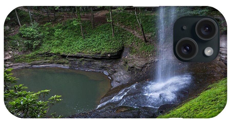 Piney Falls iPhone Case featuring the photograph Upper Piney Falls 15 by Phil Perkins