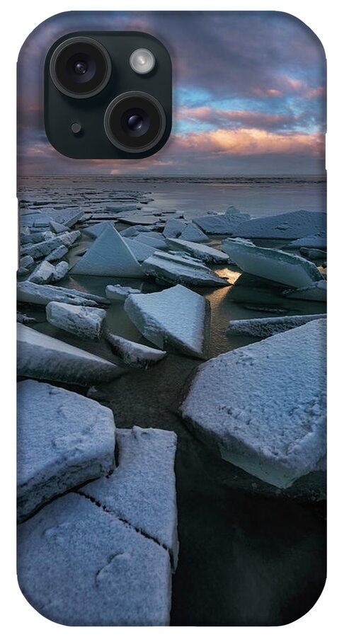 Ice iPhone Case featuring the photograph Utah Lake Ice Chunks by Michael Ash