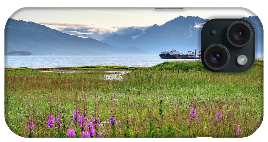 Valdez iPhone Case featuring the photograph Valdez Tanker by Will Wagner