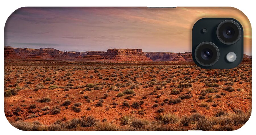 Valley iPhone Case featuring the photograph Valley of the Gods Sunrise by Thomas Hall