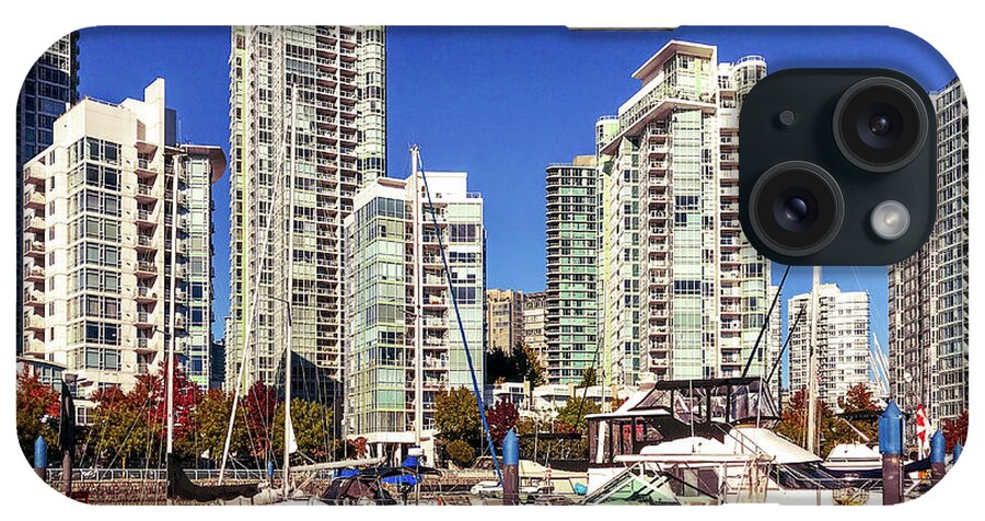 Vancouver Canada iPhone Case featuring the photograph Vancouver British Columbia Canada Cityscape 4358 by Amyn Nasser