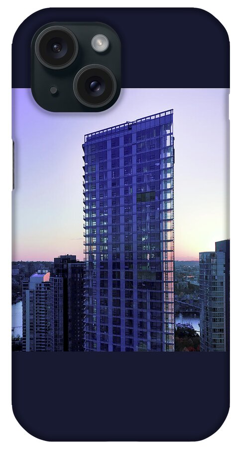Vancouver Canada iPhone Case featuring the photograph Vancouver British Columbia Canada Cityscape 4434 by Amyn Nasser