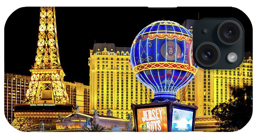 Las Vegas City iPhone Case featuring the photograph Vegas Splendor Tryptich_3 by Az Jackson