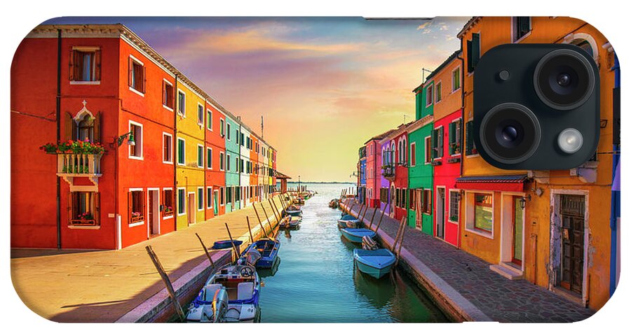 Burano iPhone Case featuring the photograph Burano Late Afternoon by Stefano Orazzini