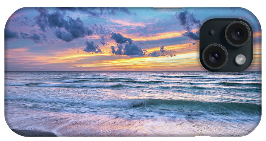 Gulf Of Mexico iPhone Case featuring the photograph Venice Sunset Hues by Rudy Wilms