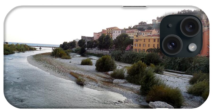 Ventimiglia iPhone Case featuring the photograph Ventimiglia Riverbank by Aisha Isabelle