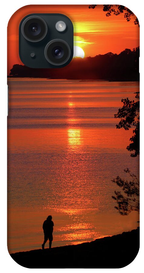  iPhone Case featuring the photograph Vermillion Sunrise by Rob Blair