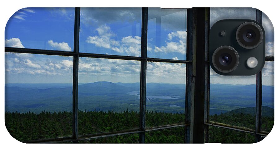 Stratton Mountain Fire Tower iPhone Case featuring the photograph View from in Stratton Mountain Fire Tower by Raymond Salani III