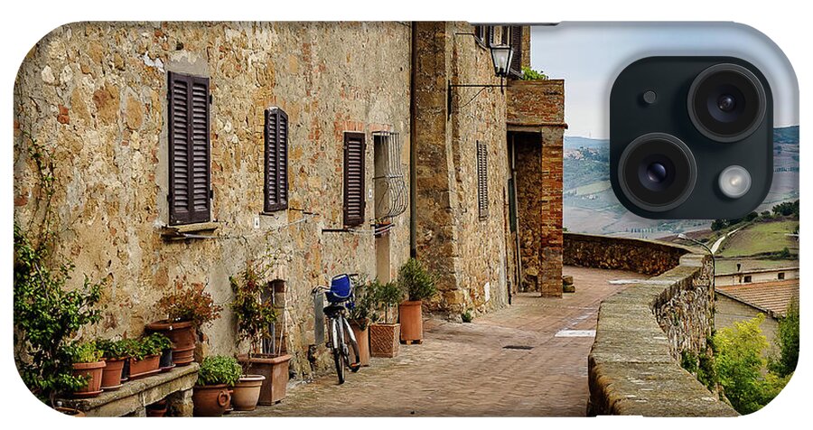 Italy iPhone Case featuring the photograph Views from the village wall by Robert Miller