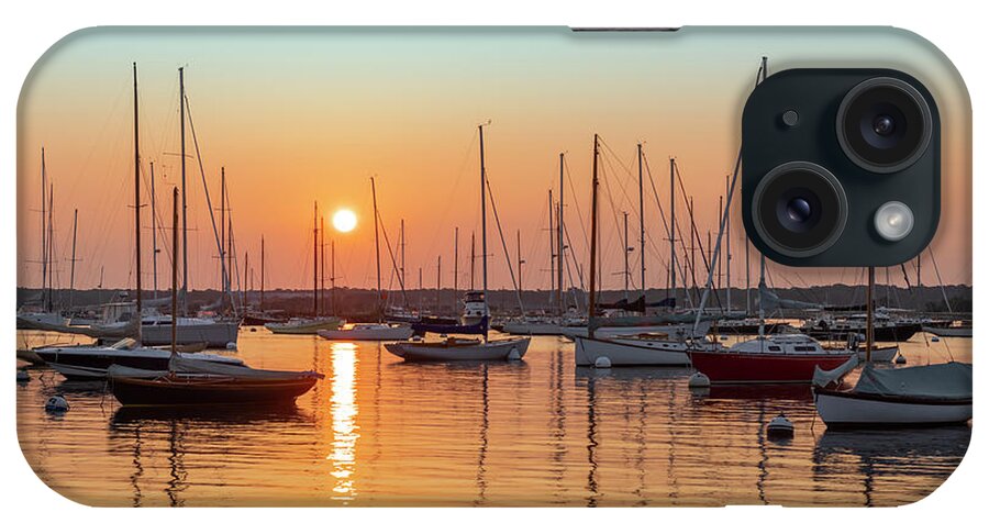 Clarence Holmes iPhone Case featuring the photograph Vineyard Haven Harbor Sunrise III by Clarence Holmes