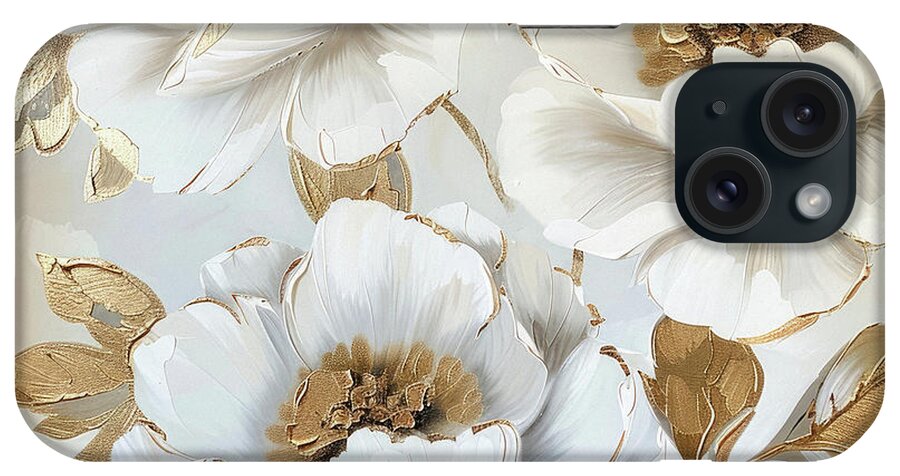 Flowers iPhone Case featuring the painting Visions Of White by Tina LeCour