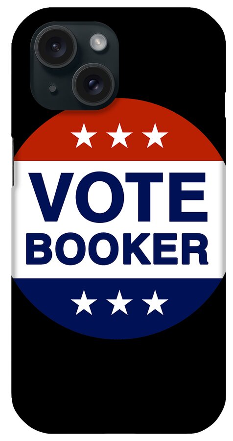 Election iPhone Case featuring the digital art Vote Corey Booker 2020 by Flippin Sweet Gear