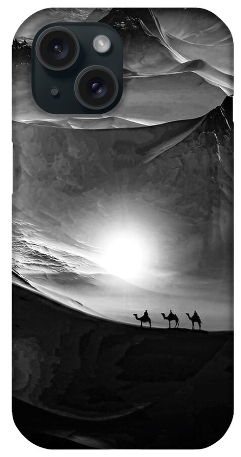 Fine Art iPhone Case featuring the photograph Waiting for noble Magi by Sofie Conte
