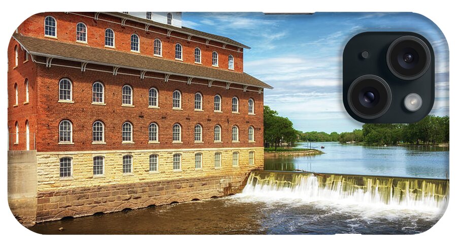 Independence Iowa iPhone Case featuring the photograph Wapsipinicon Mill - Independence Iowa by Susan Rissi Tregoning