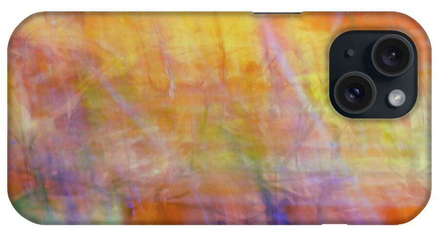 Autumn iPhone Case featuring the photograph Warming Up - Autumn Abstract by Ada Weyland