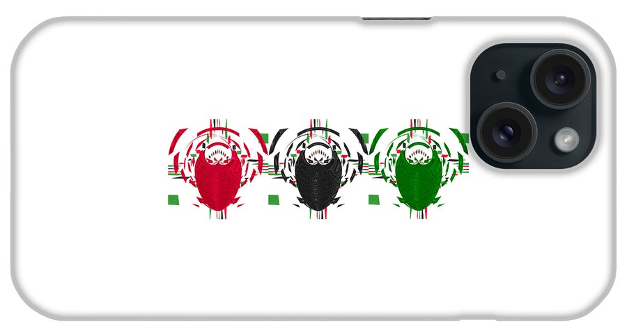 Rbg iPhone Case featuring the photograph Warrior Mask by Theodore Jones