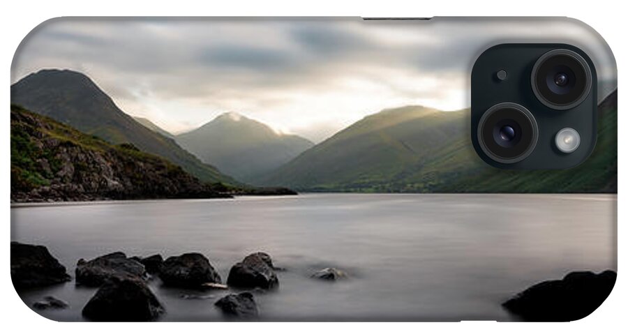 Panorama iPhone Case featuring the photograph Wastwater Sunrise Lake District.jpg by Sonny Ryse
