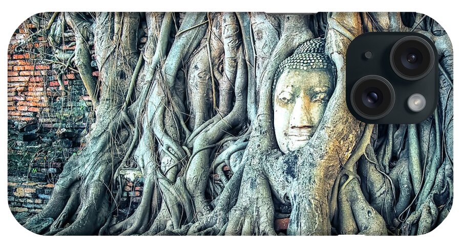 Ancient iPhone Case featuring the photograph Wat Mahathat by Manjik Pictures