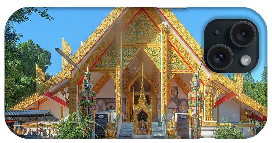 Scenic iPhone Case featuring the photograph Wat Si Pradu Phra Ubosot DTHU1405 by Gerry Gantt