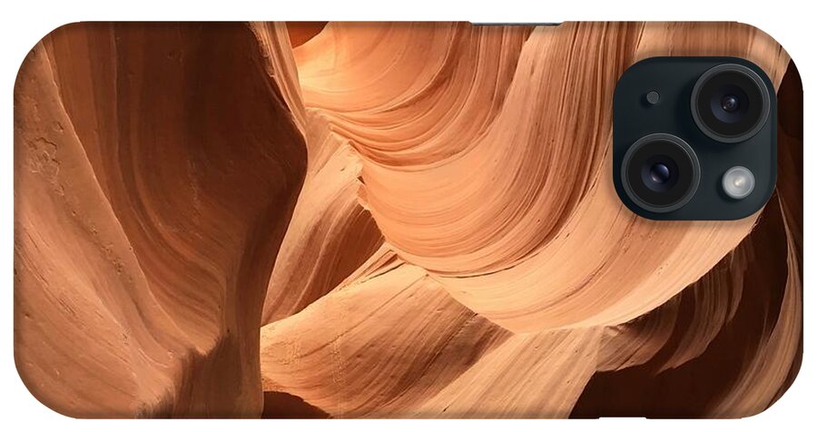 Antelope Canyon Beautiful Rock Patterns Slot Canyon Rock Patterns Formed By Water iPhone Case featuring the photograph Water and Rock Art by Dorsey Northrup