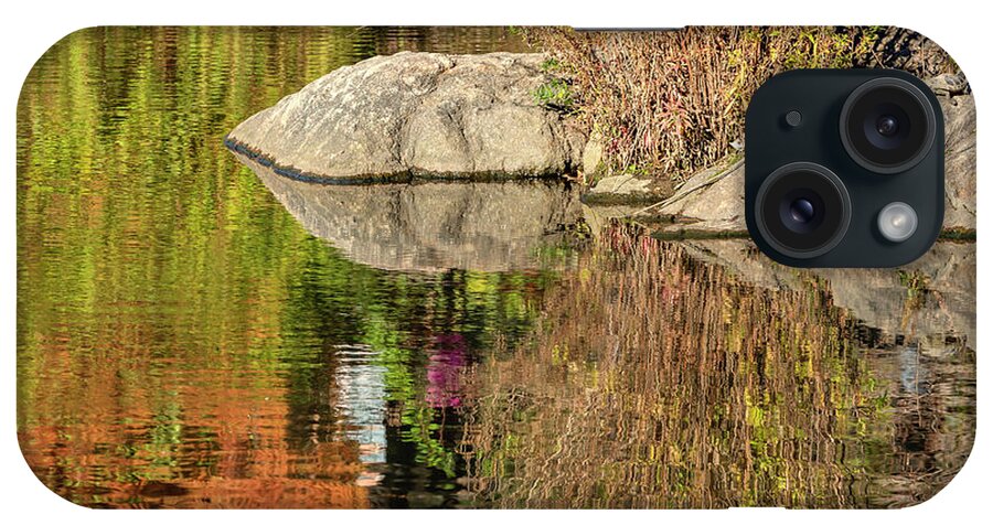 Central Park Pond iPhone Case featuring the photograph Water Mirror by Cate Franklyn