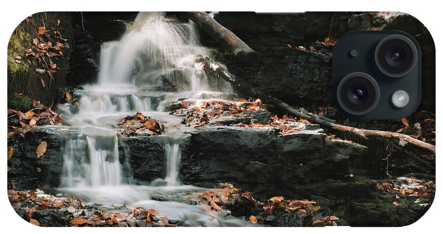 Waterfall iPhone Case featuring the photograph Waterfall - Shohola Falls PA by Amelia Pearn