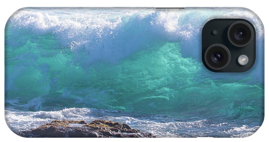 Hawaii iPhone Case featuring the photograph Wave Glow by Tony Spencer