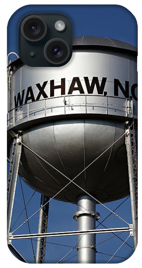 Water Tower iPhone Case featuring the photograph Waxhaw Water Tower in North Carolina by Carolyn Ann Ryan