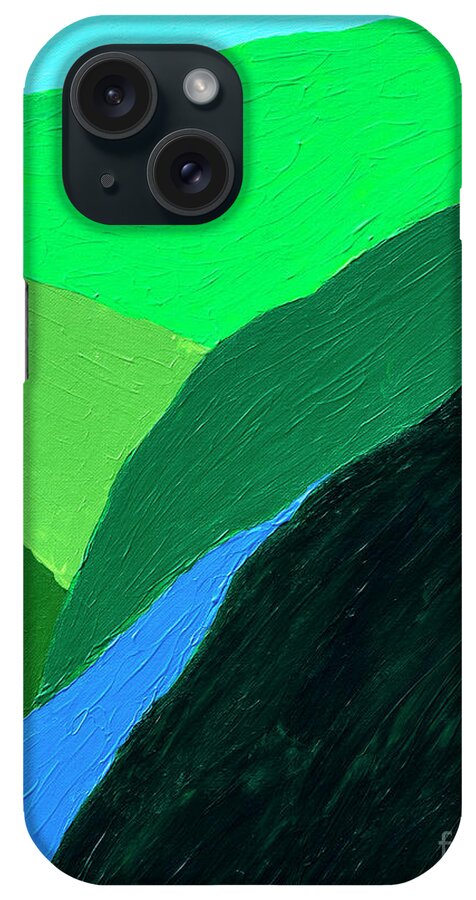 Paint iPhone Case featuring the painting Way Down Elk by Thomas R Fletcher