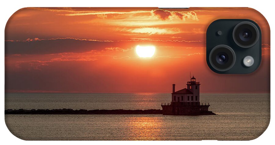 Lake Ontario iPhone Case featuring the photograph West Pierhead Sunset by Rod Best