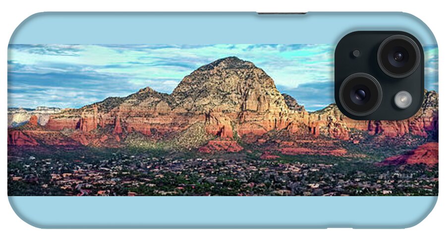 Sedona iPhone Case featuring the photograph West Sedona Panorama by Al Judge
