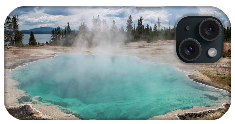 Travel iPhone Case featuring the photograph West Thumb Geyser Basin by Rose Guinther