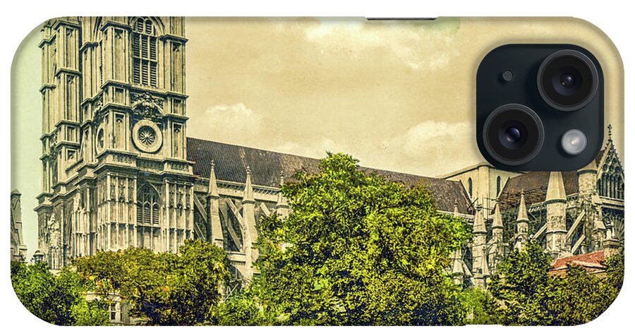 England iPhone Case featuring the photograph Westminster Abbey by Joseph S Giacalone