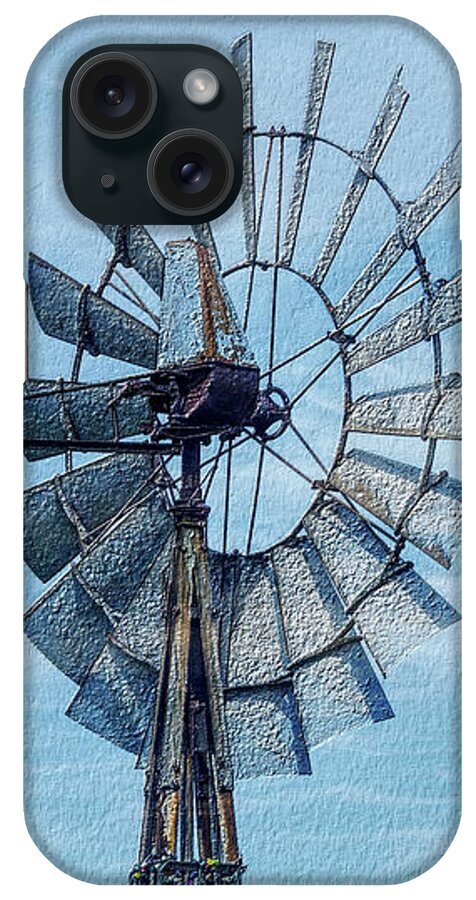 Windmill iPhone Case featuring the photograph Wheel Of A Windmill by Jennifer White