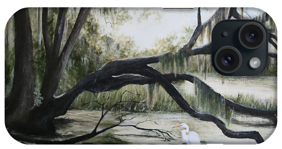 Bird iPhone Case featuring the painting Low Country Beauty by Katrina Nixon