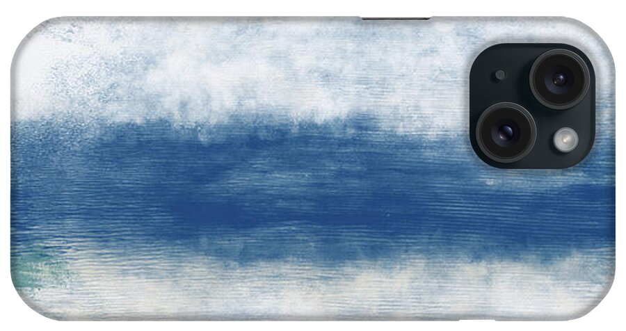 Beach iPhone Case featuring the mixed media Wide Open Ocean- Art by Linda Woods by Linda Woods