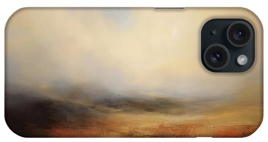 Wide Open Spaces iPhone Case featuring the painting Wide Open Spaces Desert Dreams 4 by Jai Johnson