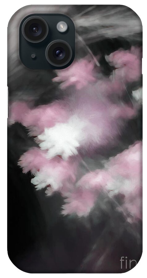 Pink iPhone Case featuring the digital art Wildflowers 4 by Elaine Teague