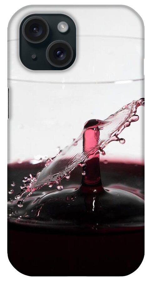 North Wilkesboro iPhone Case featuring the photograph Wine Drops Collide Inside Glass by Charles Floyd