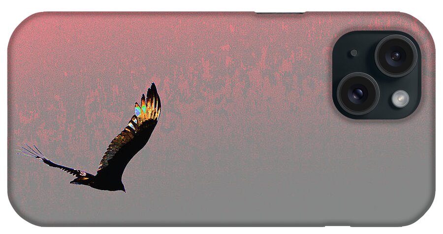 Bird iPhone Case featuring the photograph Wings Aflame by Lorraine Devon Wilke