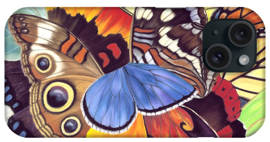 Butterflies iPhone Case featuring the painting Wings Of California by Lucy Arnold