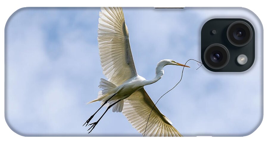 Great Egret iPhone Case featuring the photograph Wingspan by Rose Guinther